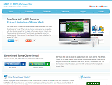 Tablet Screenshot of m4ptomp3.tuneclone.com
